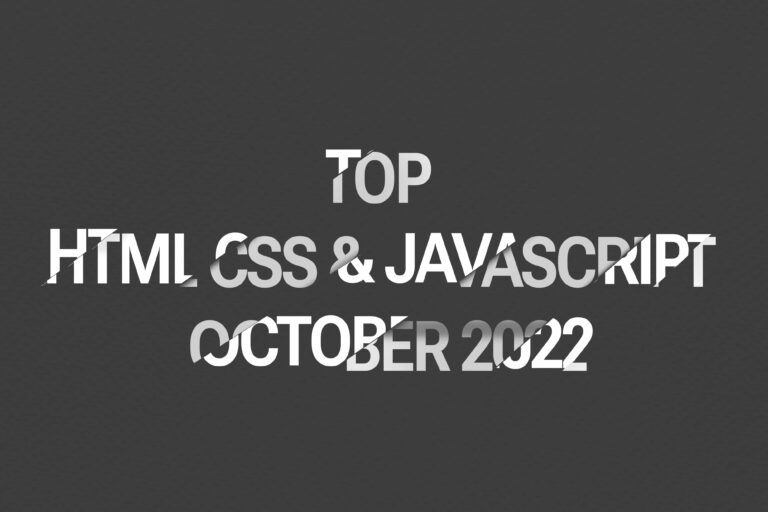 Top Creative Animation & Effects With HTML CSS & JavaScript October 2022