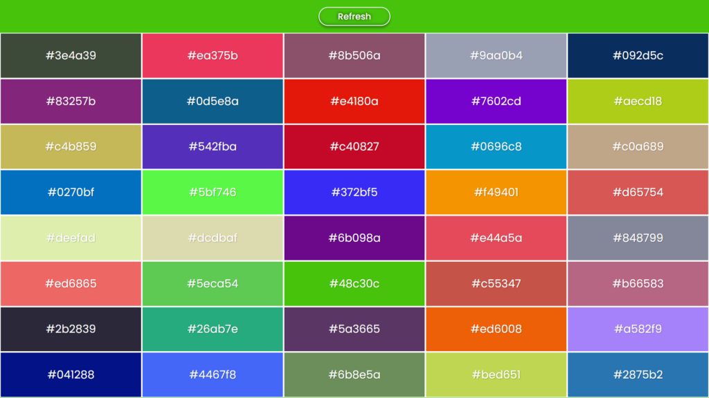 Random Color Palette Generator Using HTML, CSS & JavaScript - NikhilsCode