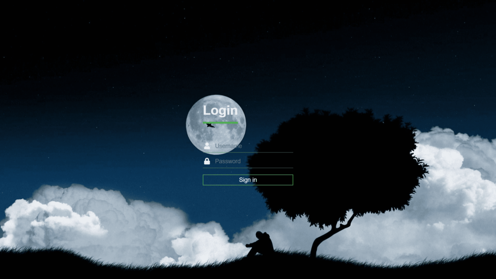 transparent-login-form